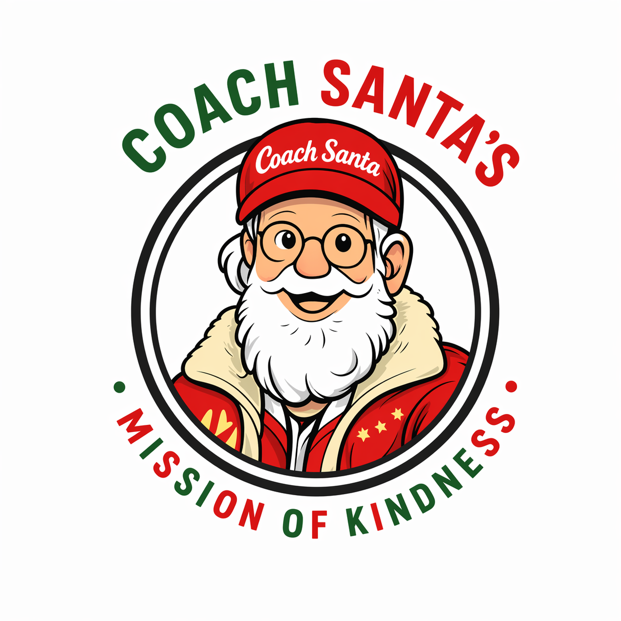 Coach Santa Mission of Kindness logo